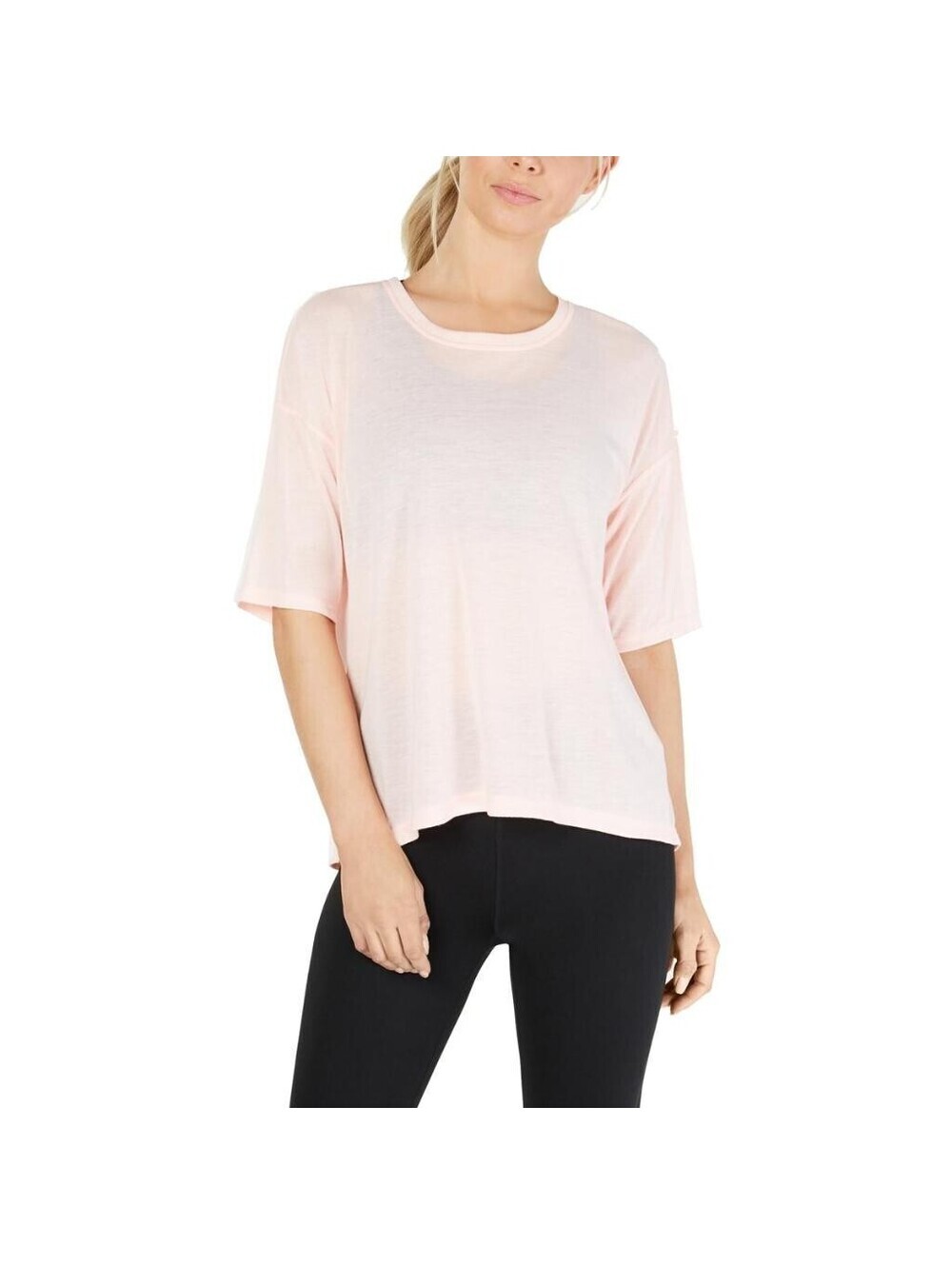 Calvin Klein Womens Split-Back T-Shirt Size 2XL